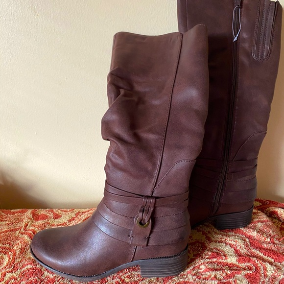 Kim Rogers Shoes - Tall brown boots